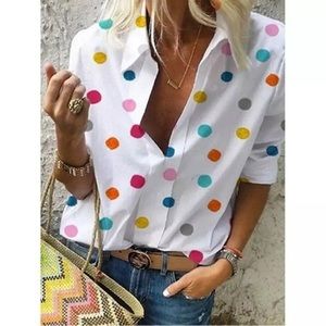 Polka Dot Blouse